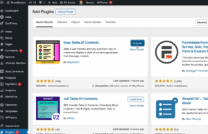 Easy Table of Contents for AMP