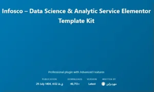 Infosco – Data Science & Analytic Service Elementor Template Kit