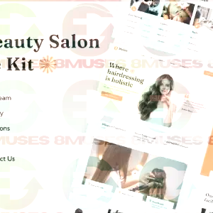 Melier Hair & Beauty Salon Elementor Template Kit